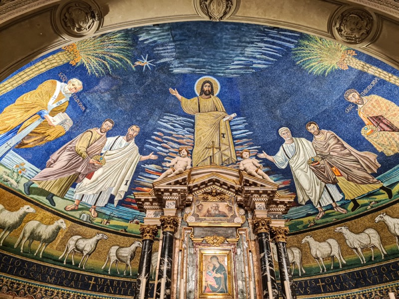 Santi Cosma e Damiano church in Rome