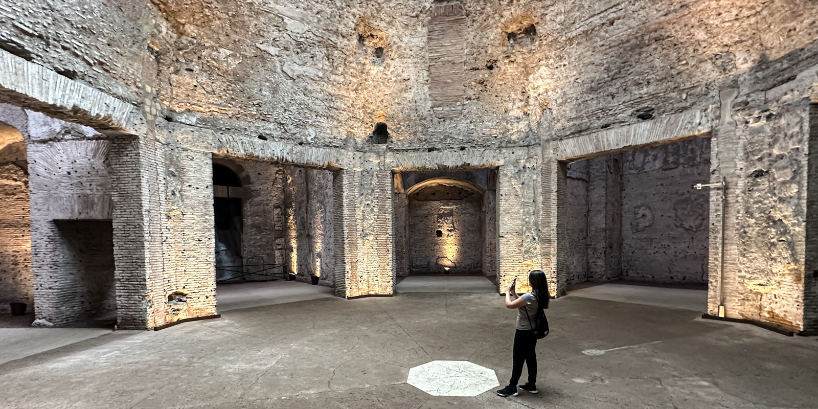 Interior of the Domus Aurea, Nero's Golden House in Rome