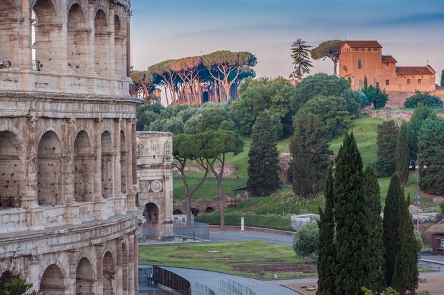 Colosseum and Palatine Hill - Rome, Italy