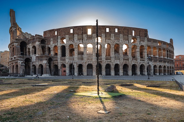 Colosseum Sunrise Silhouette - Rome, Italy